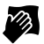 opkuisen van materiaal zoals stock icon