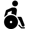 persoon in rolstoel favicon